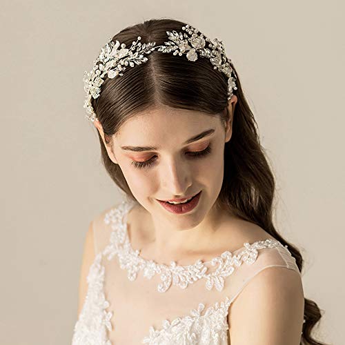 Capacetes de noiva de Hongmei para acessórios para cabelos de casamento para as noivas Rhinestone Wedding Fand para mulheres e meninas
