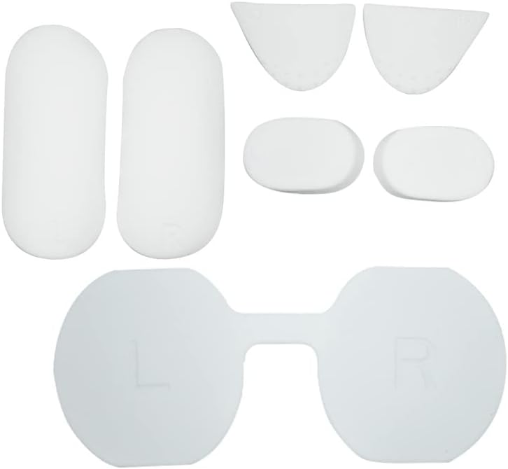 Para Psvr2 Silicone Lens Protector Cover Game Handle Anti-Slip Dustroptop Anti-arranhador Adeta de proteção Two-in-One