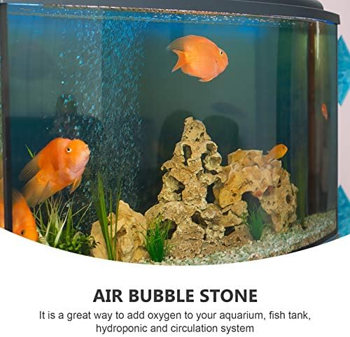 Zerodeko Air Stone Disc Pedra Discusor de Bubble: Bomba de ar do tanque de peixe Oxigênio Dissolved Oxygen Airstone 21cm para hidroponia lago