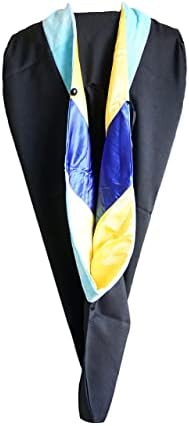 Gradwyse Master of Education Master Hood Blue Light Graduação Mestre de graduação, várias cores da faculdade disponíveis