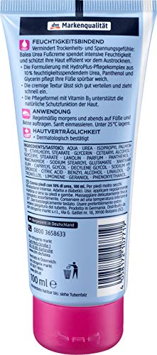Balea Foot Cream com 10% de uréia, Panthenol e glicerina, 2 x 100 ml, Alemanha
