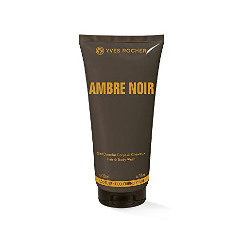 Yves Rocher Shaving Foam e Balm After Shave para homens com Aloe Vera e Chamomille e Ambre Noir Hair and Body Wash