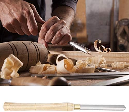 Fafeicy Woodworking torneira cinzel, hss rugming gouge torneira cinzel, ferramentas de torneamento de madeira, com largura de borda de 22 mm, suporte para ferramentas de giro