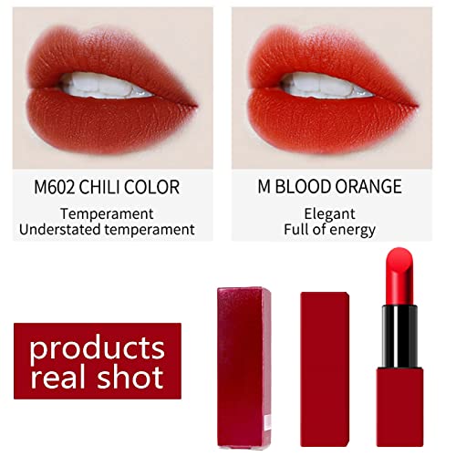 Dbylxmn Red Lip Gloss Mattes Mattes Lipstick Velvet Red China Red Batom 10 Cores Makeup Adequado para qualquer fita de correção de
