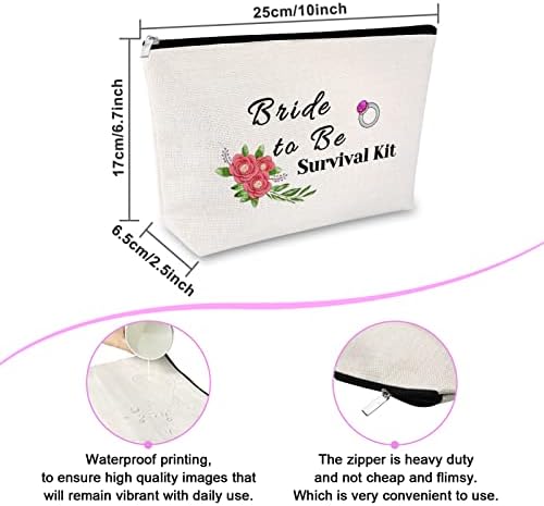Bridal Shower Gift Bride To Ser Gift Makeup Bag Presentes de casamento para Bride Bachelorette Party Gifts Para Bride Cosmetic