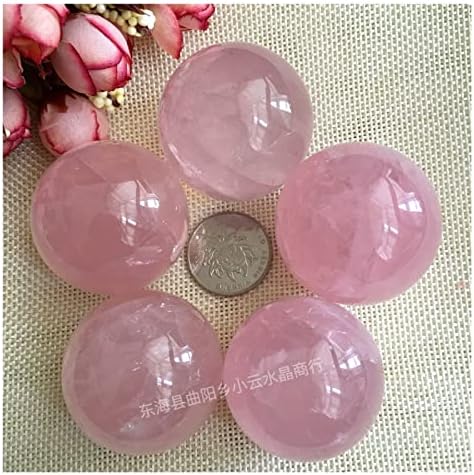 Alta qualidade rosa rosa quartzo bola de cristal esfera de 40-80mm Decoração de casa Presentes de pedra semi-preciosa Jade Stone Antiguidades