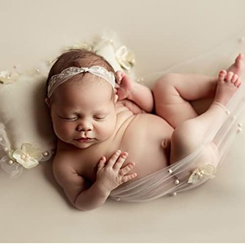 Fotos infantis de Famkit Lace Photography Prop Baby Lace Swaddle Blanket Baby Garotas Meninas Photo Shop