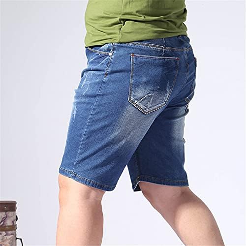 Shorts de jeans de verão masculinos casuais 5 polegadas com shorts de bolso de moda de moda