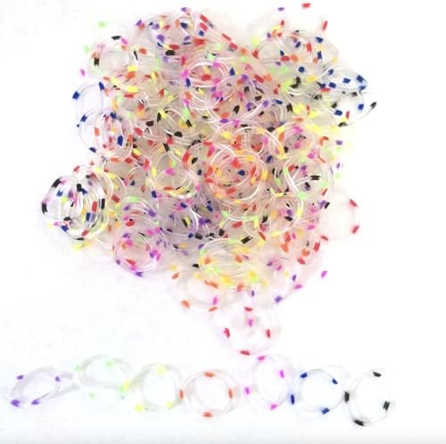 Rainbow Loom® Confetti Mix Borracha com 24 clipes C