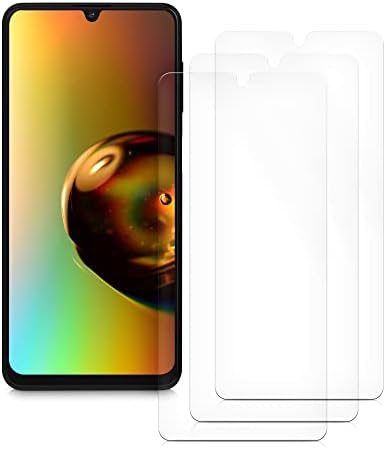 Conjunto Kwmobile de 3 protetores de tela compatíveis com Samsung Galaxy M32 4G - Protetor de tela Crystal Clear Display Film Pack para telefone