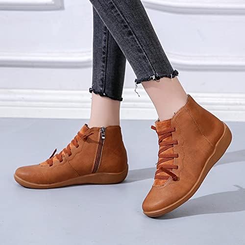 Botas de laço vintage casuais femininas