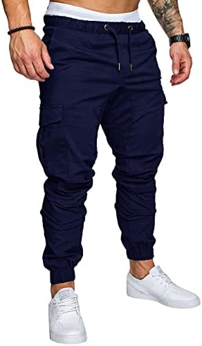 Calça de algodão masculina Dudubaby Faça uma calça de camuflagem de calças de bolso de bolso de belasome de ferramentas