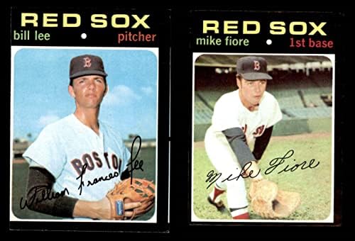 1971 Topps Boston Red Sox, perto da equipe, definiu o Boston Red Sox GD+ Red Sox