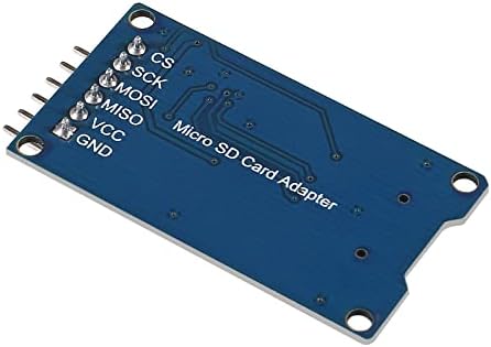 D-Flife 10pcs Micro SD Módulo de cartão de armazenamento Módulo de armazenamento de 6 pinos TF Memória do adaptador Módulo SPI SPI Compatível