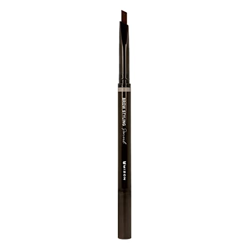 Lápis de estilo de sobrancelha Mizon - sobrancelhas de aparência natural, forma longa e duradoura para um estilo fácil de estilo 0,35g/0,012oz