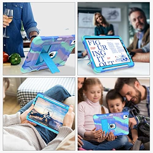 BENTOBEN iPad Air 5th/4th Generation Caso, iPad Pro 11 polegadas estojo 2021/2020/2018 com porta -lápis 3 em 1 de serviço pesado, robusto choque de choque protetor Men.