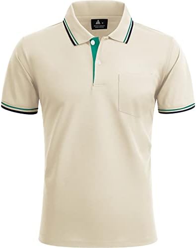 Camisetas de pólo casual masculino de ldress mass