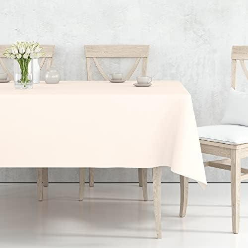 A caixa de arte tota de mesa retângulo de 62x85 polegadas, lavável algodão Tanta de algodão capa decorativa para banquetes de casamento em casa Restaurantes mesa de jantar azul