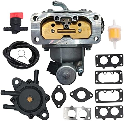 Carburetor fit for Kawasaki FH721V FH641V FH601V FH661V FH680V FX801V 22HP Engine Carb with Fuel Pump Gaskets Replaces 15004-0757 15003-7094