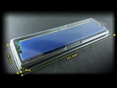 111TEK DDR Memória Module Caso de caixa de plástico Plástico Pacote Contêiner Bandeja antiestática de marchas para DDR2, DD3,