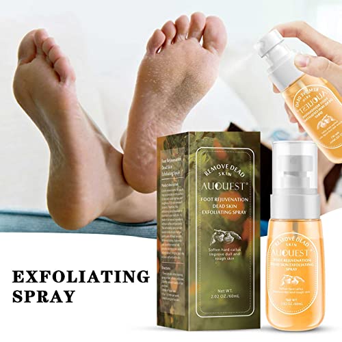 Spray esfoliante no pé, hidratando descascamento de spray, remova a pele morta e os calos nos pés