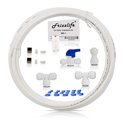 Frizzlife PD800-TAM4 RO Sistema de filtração de osmose reversa, mineral alcalino, com MWT3 Mini Water Tank, com kit de instalação do