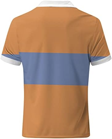 Homens da primavera e verão Moda solta Zipper 3D Impressão digital de manga curta Tampe camisetas machos cam camisas