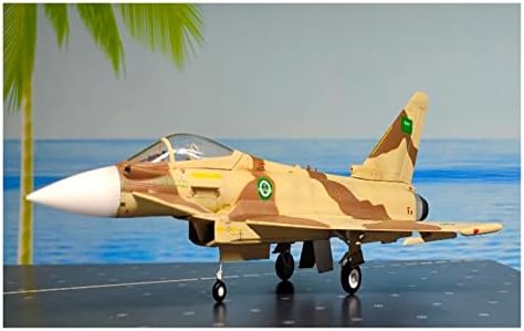 Apliqe Aircraft Models 1:72 para a Força Aérea Saudita EF2000 Modelo de caça estático Ornamentos de caça militares Visor gráfico