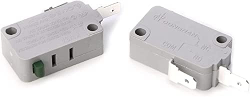 Micro -Switches Shubiao 2pcs Micro -Switch do forno de microondas 125V/250V 16A Normalmente aberto interruptor 652A