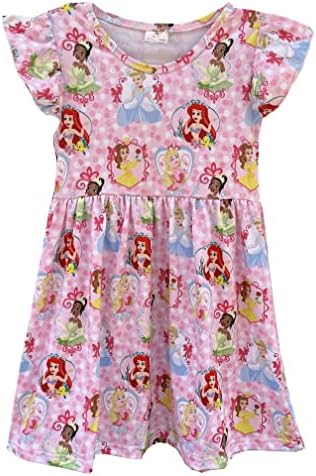 Vestido de roupas da bebê boutique garotas garotas do mouse personagens de desenho animado da primavera