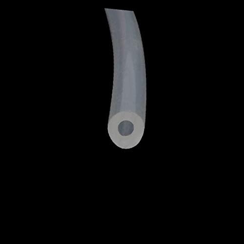 X-Dree 2,4 mm x 5,6mm de altura resistente a temperaturas resistentes a silicone Tubo de tubo de borracha Tubo limpo 1m de