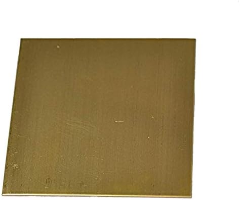 Placa de latão de bronze Umky placa de cobre de metal de resfriamento cru de resfriamento cru de materiais industriais H62 Cu 100mmx300mm,