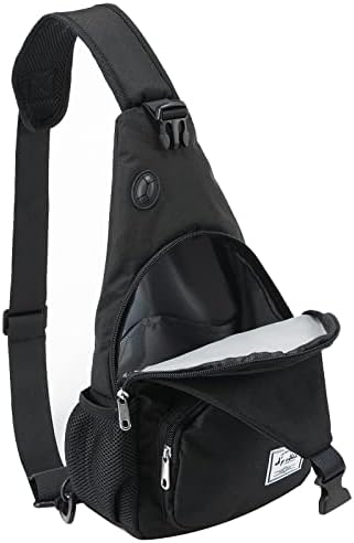 D'Ayallee 15,4 bolsa de esteira para homens bolsas de peito de ombro crossbody nylon para viagens de ginástica esportiva