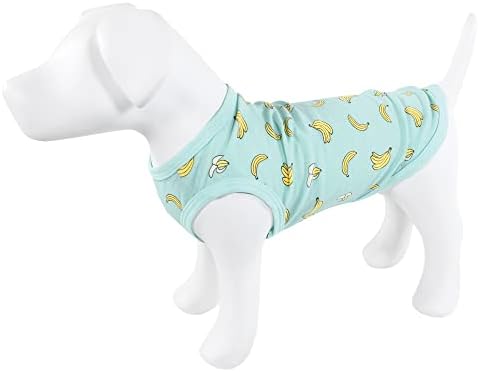 Amigos Luvable Dog Dog e gatos de algodão camisetas 2pk, bananas de pizza, pequenas