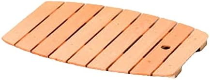 Placa de escala de madeira para inserções em forma de barco [13,3 x 9,3 x 0,6 polegadas]
