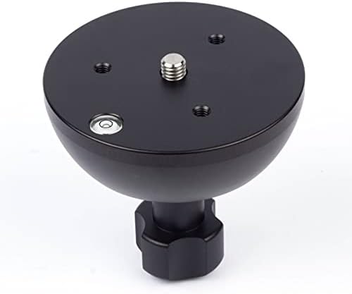 Adaptador de tigela de 100 mm xinante, meia bola de bola para conversor adaptador de tigela com parafuso de 3/8 de polegada para manfrotto weifeng vídeo tripé de cabeça fluida DSLR Rig Camera