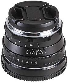 FOTGA 35mm F1.6 Lente fixa manual APS-C para a câmera Sony E Mount Mirrorless Nex-5/5n/5c/5t // 6/7 A77 II A99 A6000/A6300/A6400/A6500