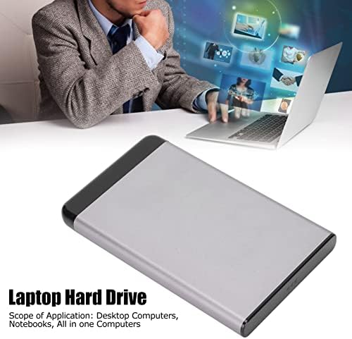 Disco rígido externo portátil, Ultra Slim USB 3.0 USB 2.0 disco rígido externo HDD, 120g de armazenamento de disco rígido de alta