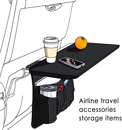 Linkidea Airline Bandey Table Tabela, bolsas de companhias aéreas Organizador e armazenamento para itens pessoais, acessórios de viagem sanitária voando