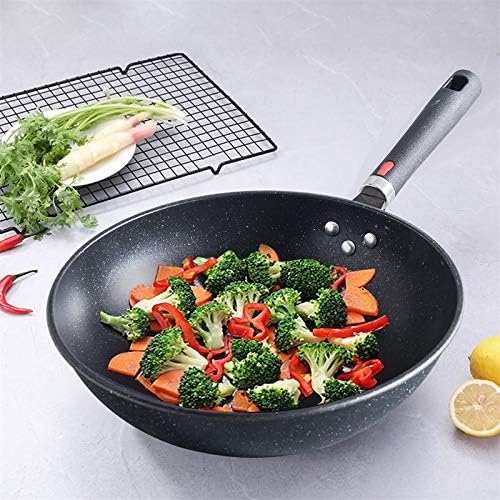 Xwozydr Ferro fundido wok chinês Chinese Tradicional Pot de cozinha grande wok antiaderente para panela de indução a