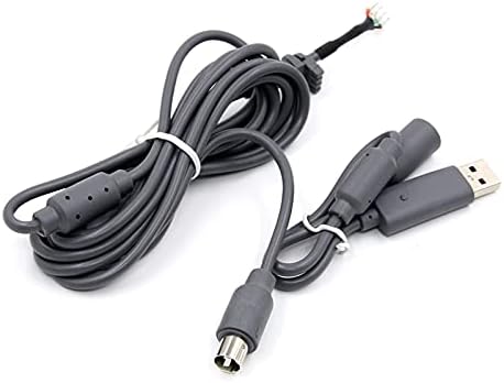 Adaptador de cabo de cabos de carregamento USB da melocifia para Xbox 360 controlador com fio Cabo de linha de linha USB 4pin+