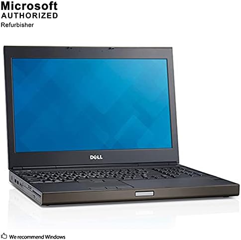 Dell Precision M4800 Laptop de 15,6 polegadas, Intel Core i5-4310m 2,7 GHz, 16g DDR3, 256G SSD, DVDRW, VGA, DP, HDMI, Windows 10 Pro 64 Languagem de bits em inglês/espanhol/francês