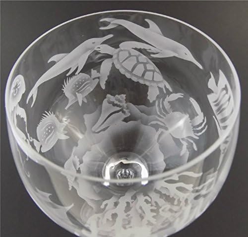 Incisoart Mão gravada italiana Goblete de cristal de areia de areia de areia de vinho artesanal de vinho tinto de vidro de água