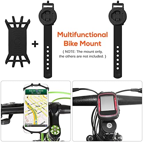 Phone de bicicleta multifuncional pororslay Substituição de suporte de computador de bicicleta para Garmin Bicycle