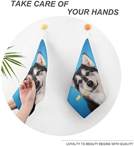 Toalha de mão Hand Hand Hand Hand Hand Toalha Design de cordão para esportes de cozinha da cozinha do banheiro