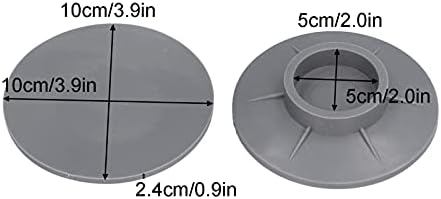 4pcs de lavar com máquina de lavar pés, sem escorregar a vácuo Copo de ruído de ruído Máquina de lavar suporte de piso