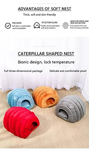 Scdcww Warm Nest Pet House para Cats Products for Pets Goods for Animal