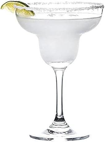 Jekosen Crystal Margarita coquetéis de cocktail 9 onças de 4 copos de bebida clara e sem chumbo, sem chumbo, óculos de bebida