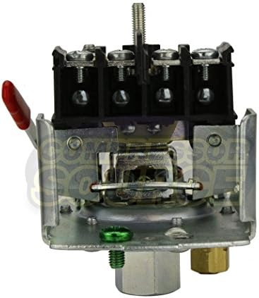 Chave de pressão de bomba de bomba quadrada para compressor de ar comprimido 9013FHG12J52M1X 95-125 psi com descarregador e alavanca