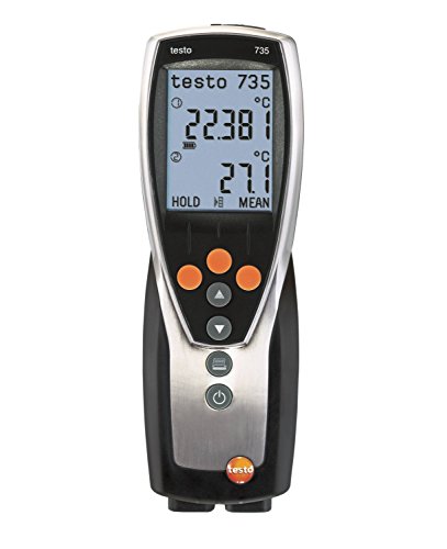 TESTO 735-2 Medidor de temperatura multicanal para indústrias de alimentos, laboratórios por instrukart